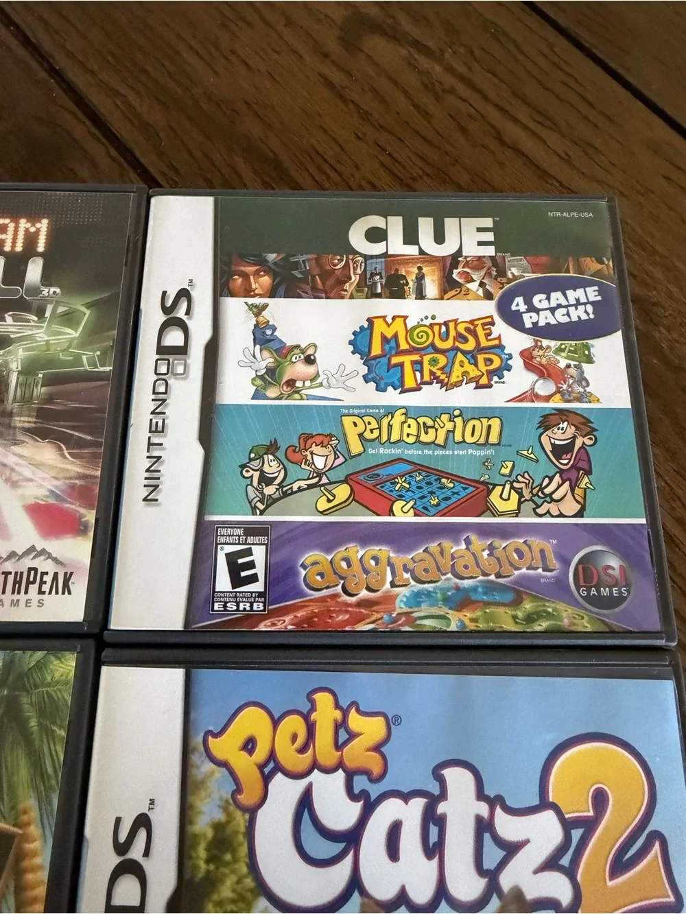 Lot of Nintendo DS Games Pets Petz Pet Resort Dream Pinball Clue Perfection